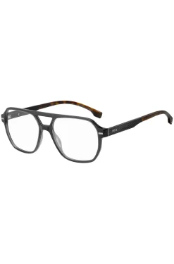 Grey-acetate optical frames with Havana end-tips