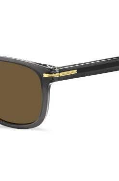 Grey-acetate sunglasses with gradient effect