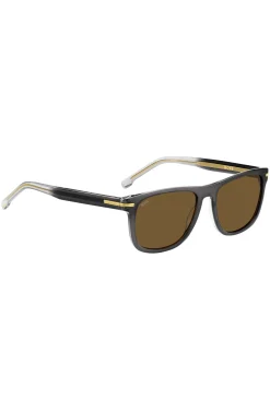 Grey-acetate sunglasses with gradient effect