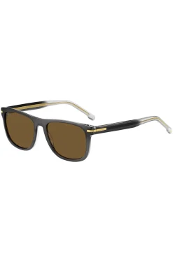 Grey-acetate sunglasses with gradient effect