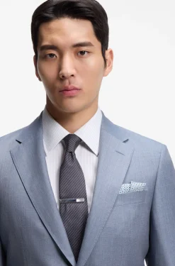 Hand-made pocket square in silk