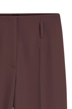 High-rise cigarette trousers in a virgin-wool blend