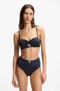High-waisted bikini bottoms with Double B monogram