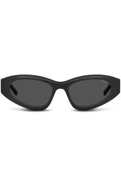 HUGO x Bella Poarch black sunglasses with special branding