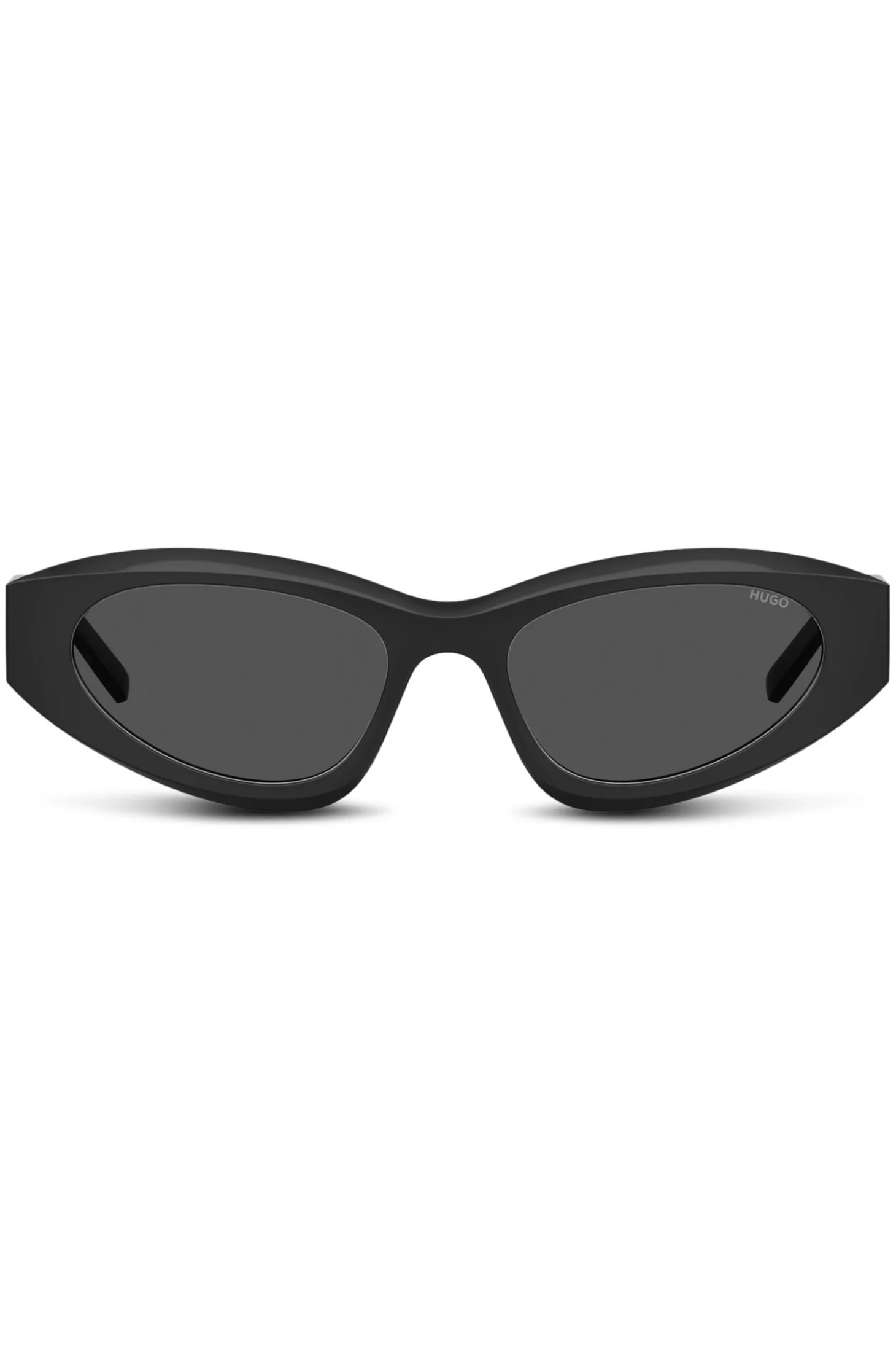 HUGO x Bella Poarch black sunglasses with special branding