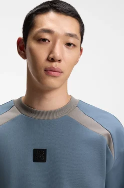 HUGO x RB cotton-terry sweatshirt with bull motif