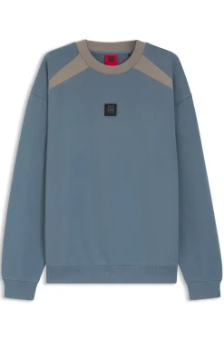 HUGO x RB cotton-terry sweatshirt with bull motif