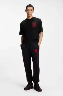 HUGO x RB relaxed-fit T-shirt with bull motif