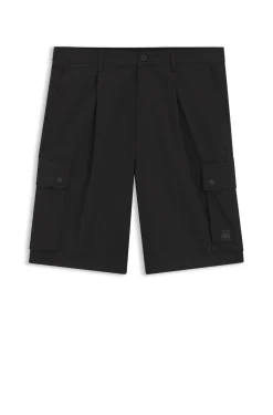HUGO x RB stretch-cotton shorts with bull motif