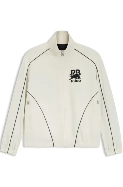 HUGO x RB zip-up jacket with bull motif