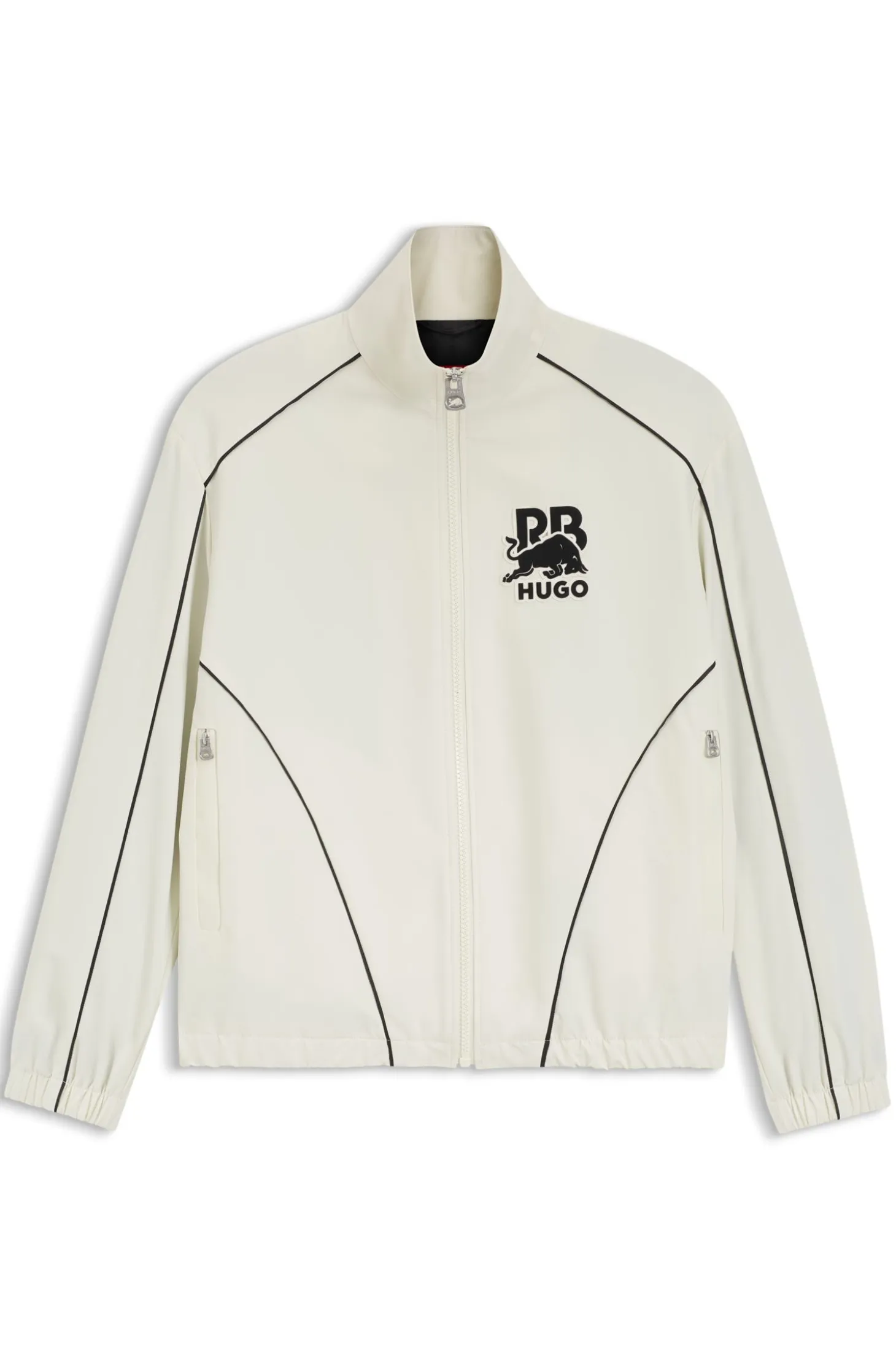 HUGO x RB zip-up jacket with bull motif