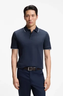 Italian-made belt with branded buckle