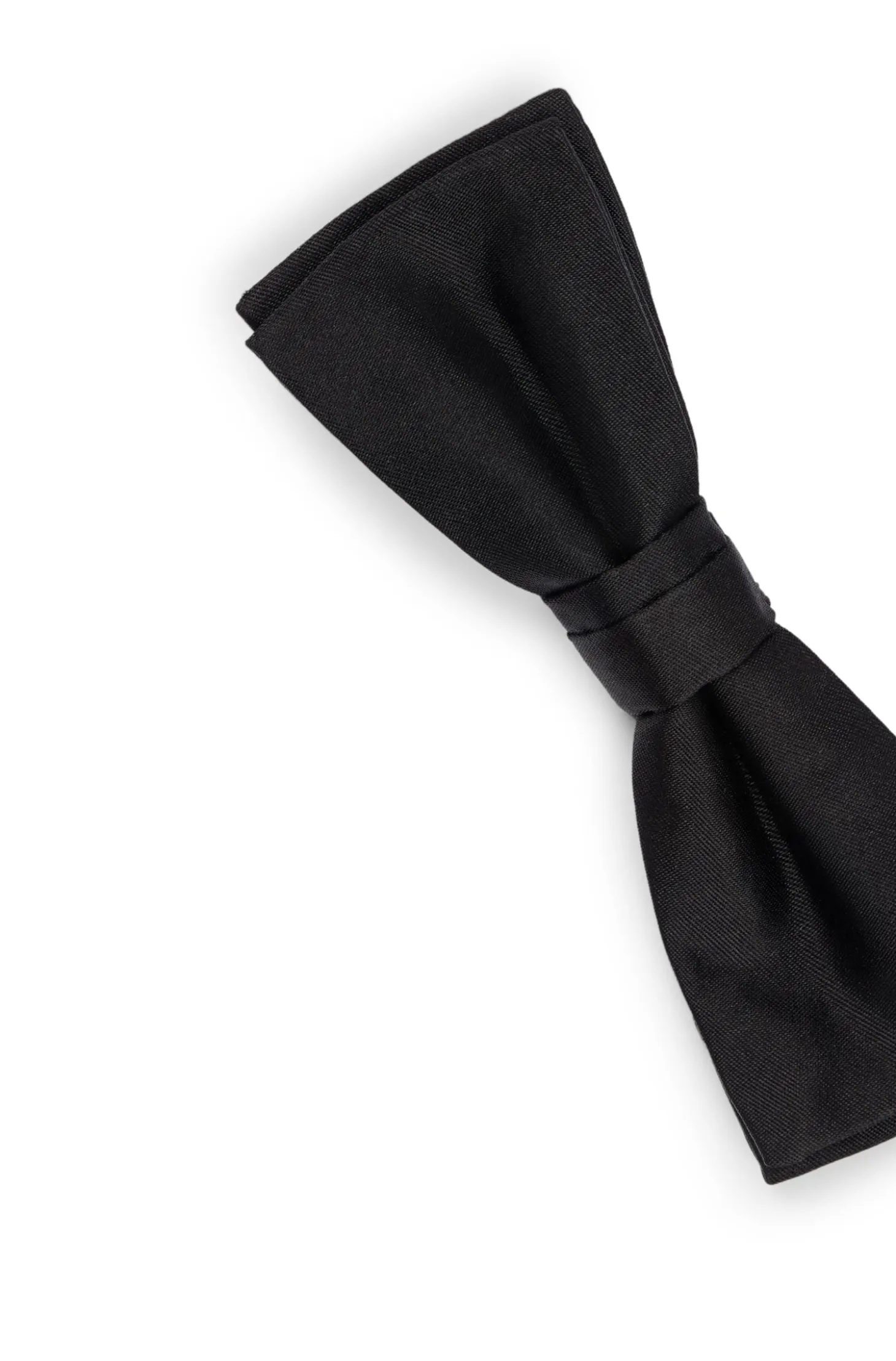 Italian-made bow tie in silk jacquard