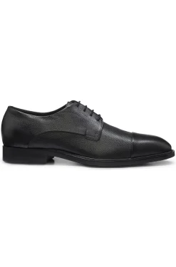 Italian-made Derby shoes in grained leather