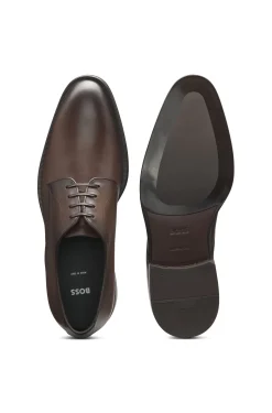 Italian-made Derby shoes in leather