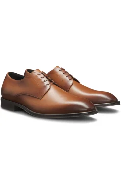 Italian-made Derby shoes in leather