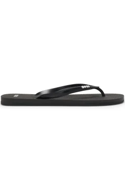 Italian-made flip-flops with contrast logo detail