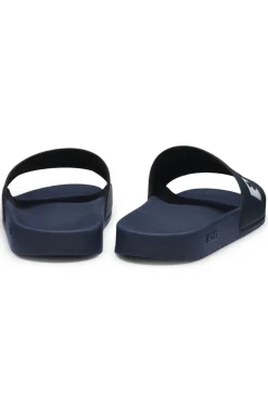 Italian-made slides with large logo detail