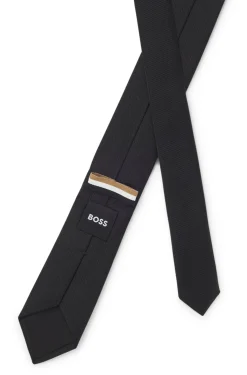 Italian-made tie in pure-silk jacquard