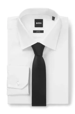 Italian-made tie in pure-silk jacquard