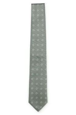 Jacquard-pattern tie in a silk blend