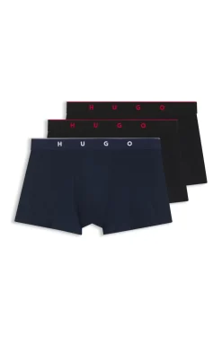 Jacquard trunks with exposed waistband