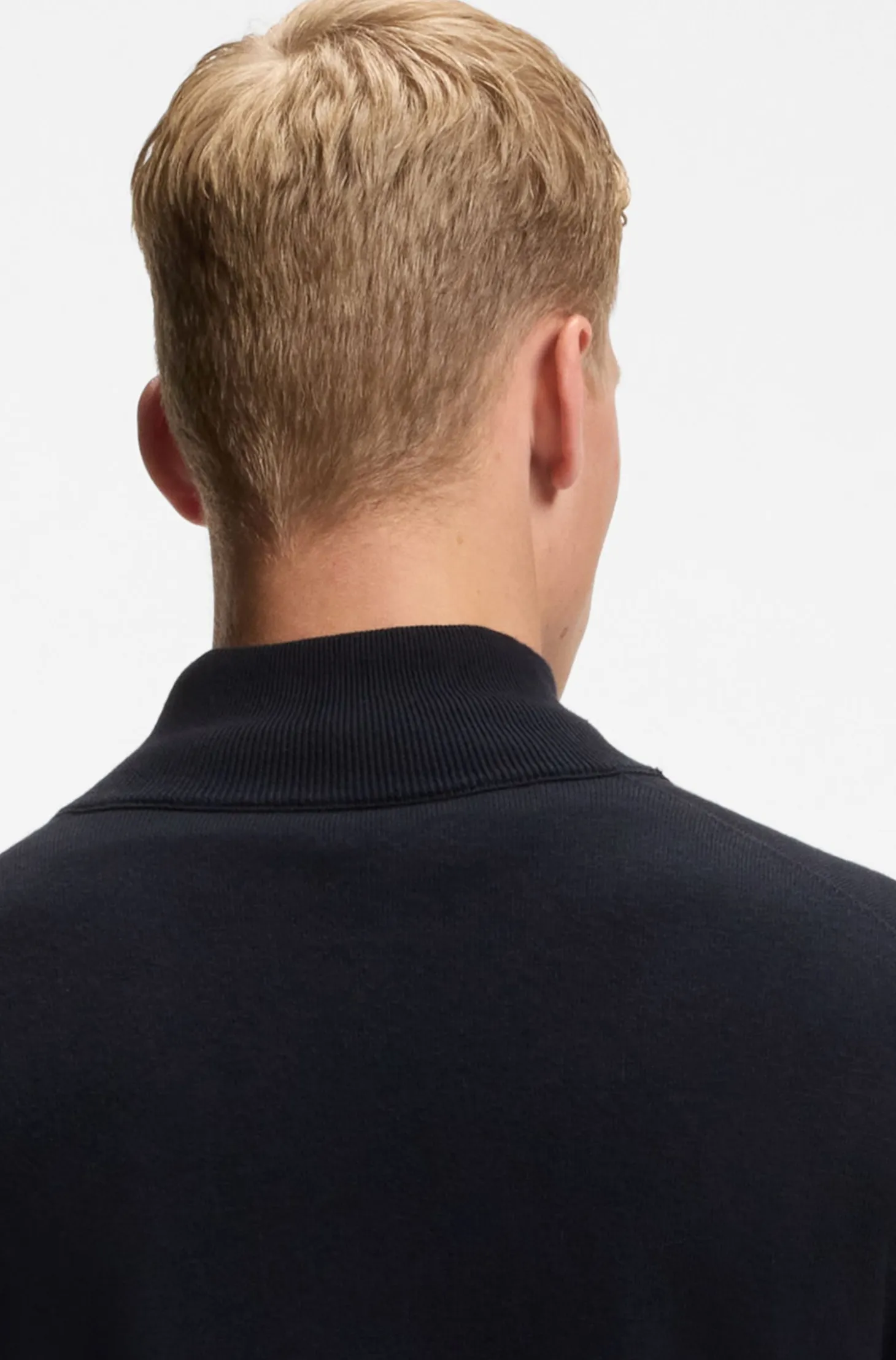 Knitted jacket in cotton and cashmere