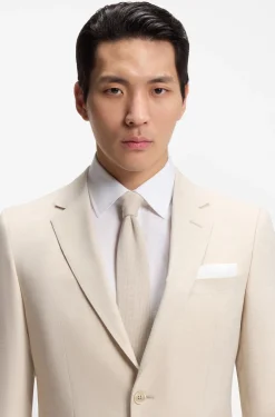 Knitted-jacquard tie in cotton