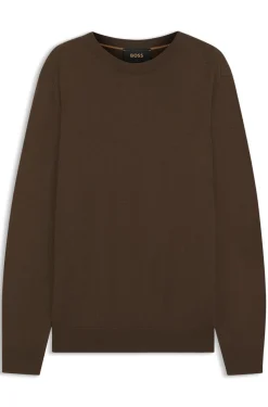 Knitted sweater in wool, silk and cashmere