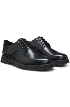 Leather Derby shoes with rubber outsole