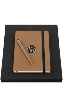 Lined A5 notebook and ballpoint pen set