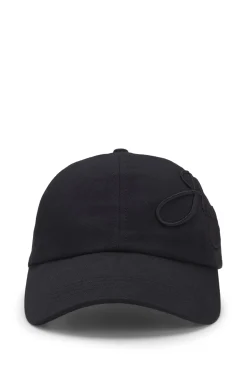 Logo-embroidered cap in cotton twill