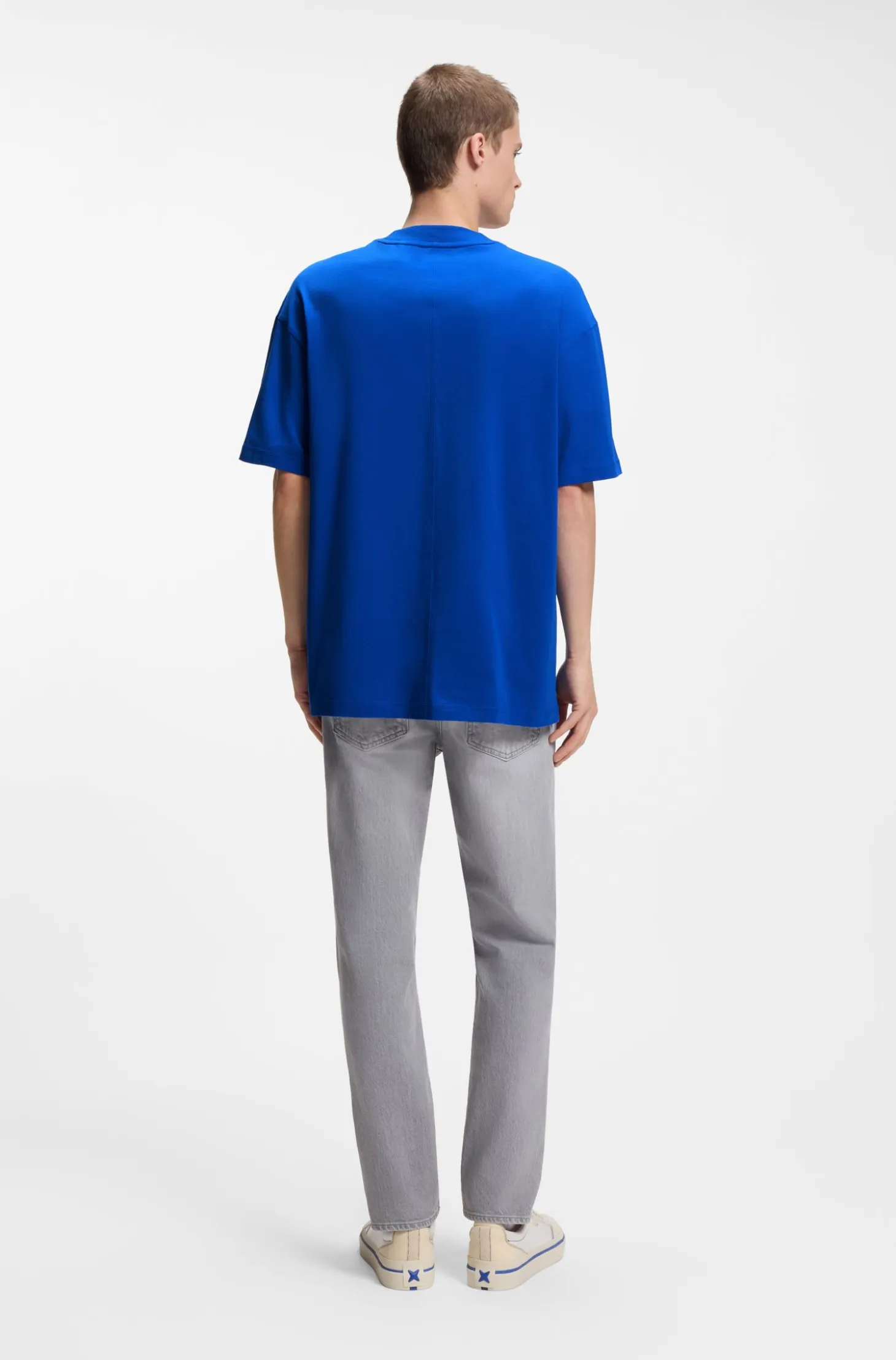Logo-flag T-shirt in cotton jersey
