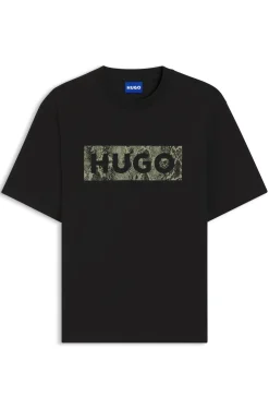 Logo-graphic T-shirt in cotton jersey