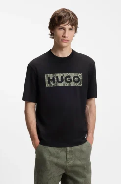 Logo-graphic T-shirt in cotton jersey