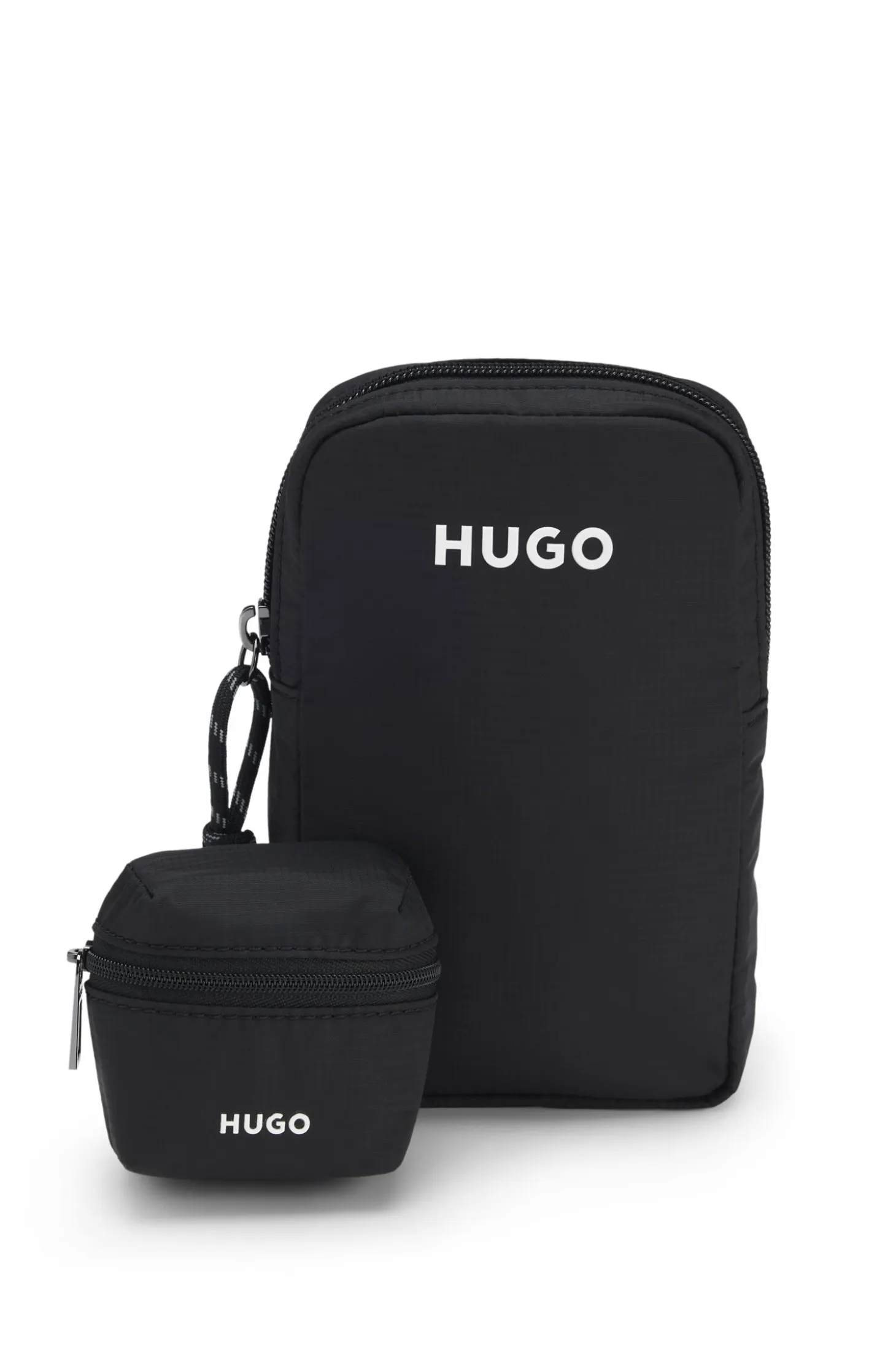 Logo phone holder with mini pouch