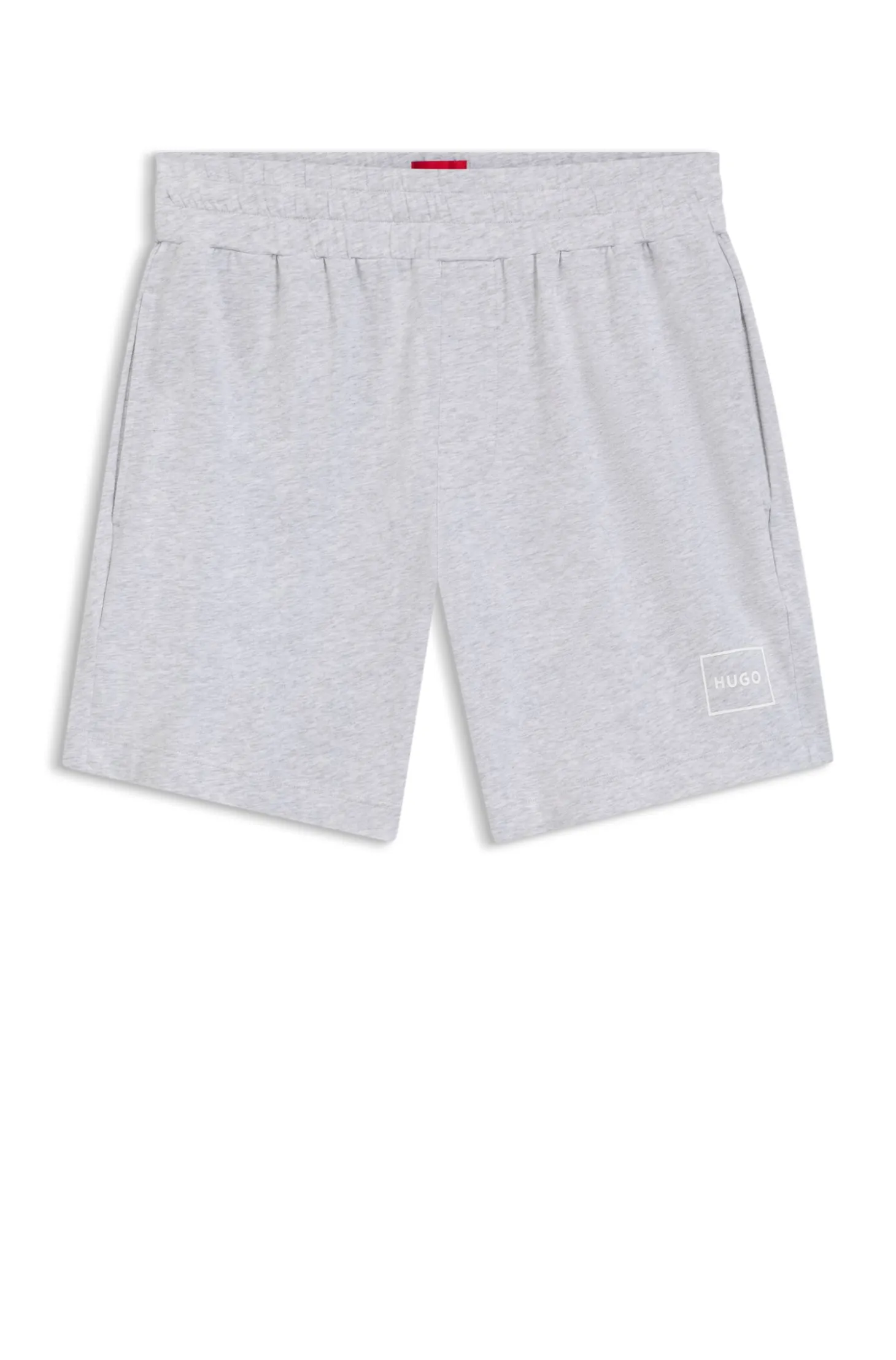 Logo-print loungewear shorts in stretch cotton