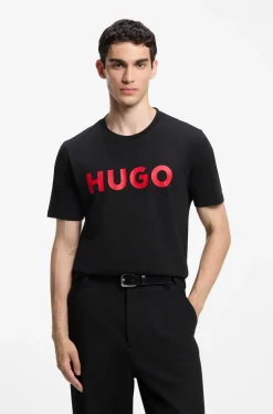 Logo-print T-shirt in cotton jersey