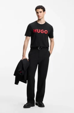 Logo-print T-shirt in cotton jersey