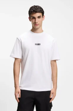 Logo T-shirt in cotton jersey