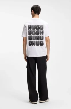 Logo T-shirt in cotton jersey