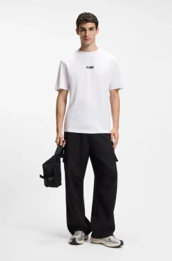 Logo T-shirt in cotton jersey