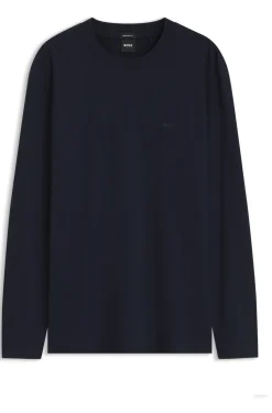 Long-sleeved T-shirt in cotton with logo detail