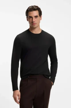 Long-sleeved T-shirt in cotton with logo detail