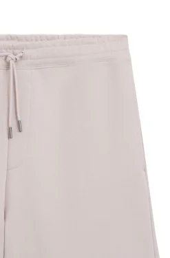 Loose-fit shorts in cotton terry with logo print