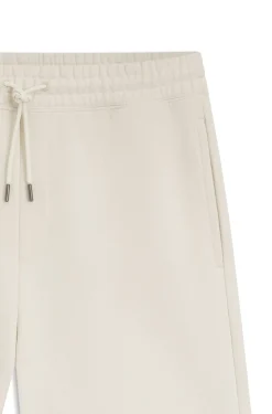 Loose-fit shorts in cotton terry with logo print