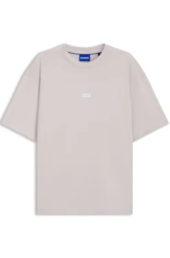 Loose-fit T-shirt in cotton with rear logo artwork