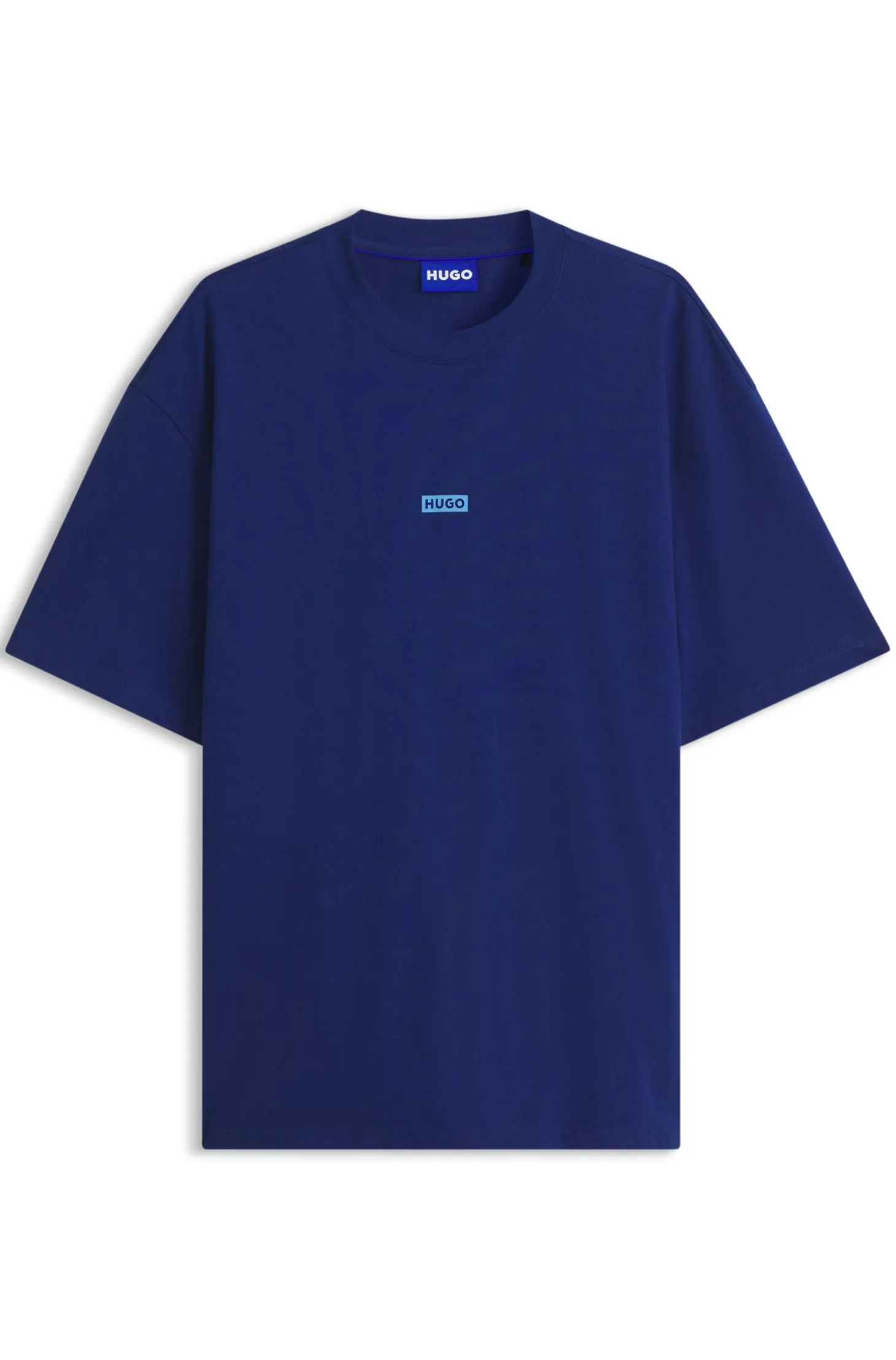 Loose-fit T-shirt in cotton with rear logo artwork