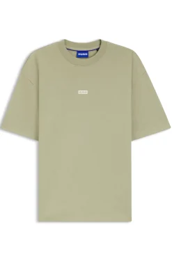 Loose-fit T-shirt in cotton with rear logo artwork