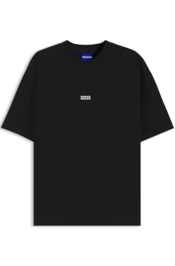 Loose-fit T-shirt in cotton with rear logo artwork